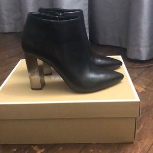 Michael Kors leather booties